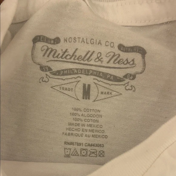 Mitchell & Ness White Philadelphia Phillies Unisex Tee - Youth M, NWT - Picture 4 of 9